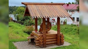 Декоративный колодец на даче. Фото идеи оформления колодца