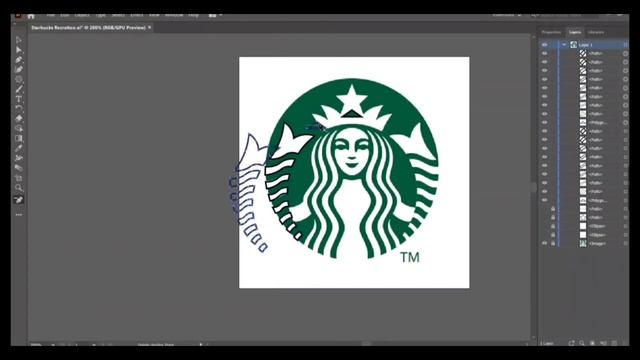 Adobe Illustrator Tutorial: Create a Starbucks Vector Art (HD) - 2021 смотреть онлайн