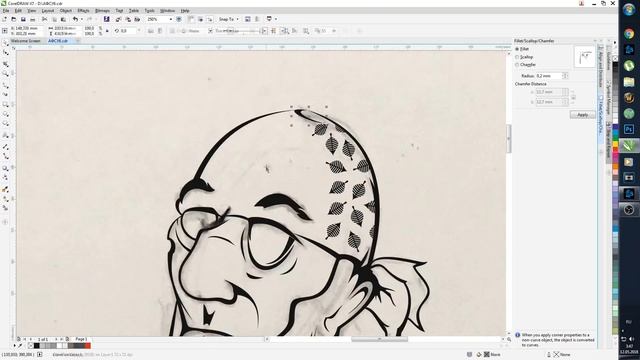 Speedwork. Creating sticker in Corel Draw. Old school style in 2018. Russia. смотреть онлайн
