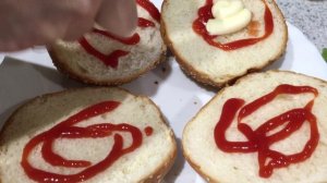 Приготовление гамбургера в домашних условиях.