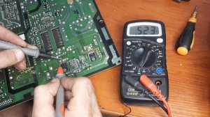 ТВ SAMSUNG UE46F6330AK после грозы.