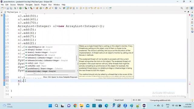 collection flameworking in java how to use methods in array list and linked list смотреть онлайн