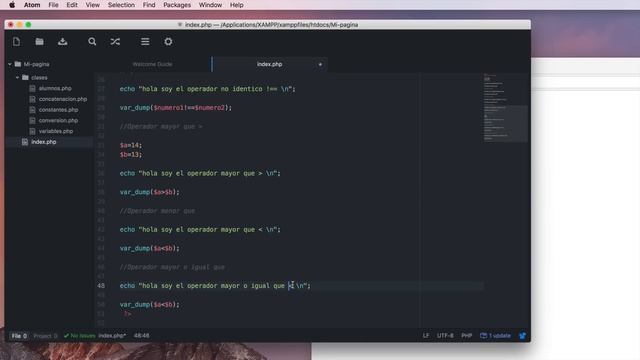 8.- Curso PHP 7 - Operadores de comparacion смотреть онлайн