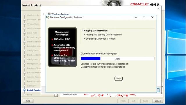 Oracle 11g installtion windows смотреть онлайн