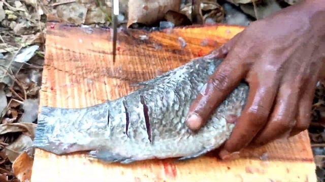 Villfood Fish Carry: Catch And Cornmeal Fish Fry || Black Pepper Fish Fry || Delicious Eating Fish