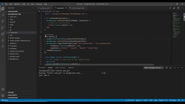 Flutter - How to create background task in flutter? смотреть онлайн