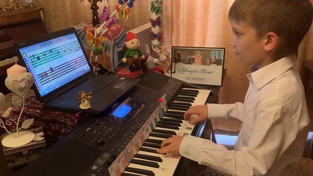 Vasya. Чтение нот с листа на 4 презентации "God Rest You Merry, Gentlemen" смотреть онлайн