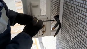 Демонтаж кондиционера в холодный период (MDV-9)