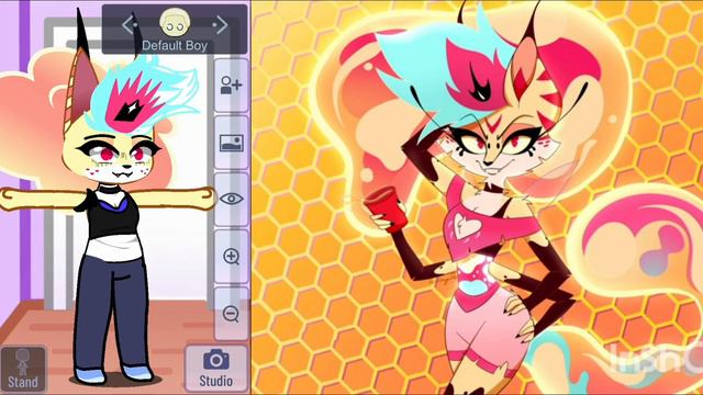 👑Queen Bee🐝◇Helluva Boss◇Адский Босс◇GachaArt/Club☺