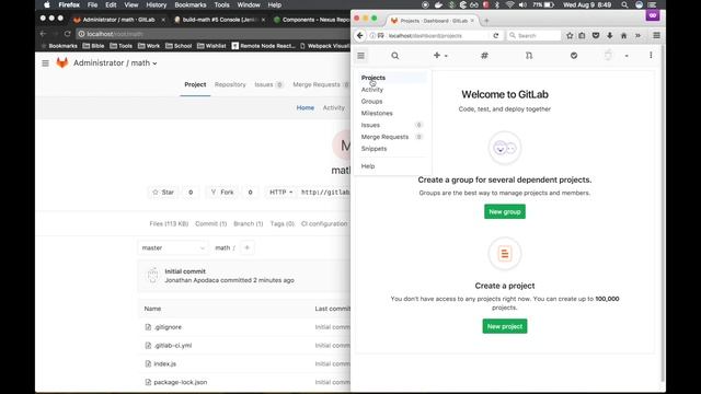 GitLab/Jenkins/Nexus Overview смотреть онлайн