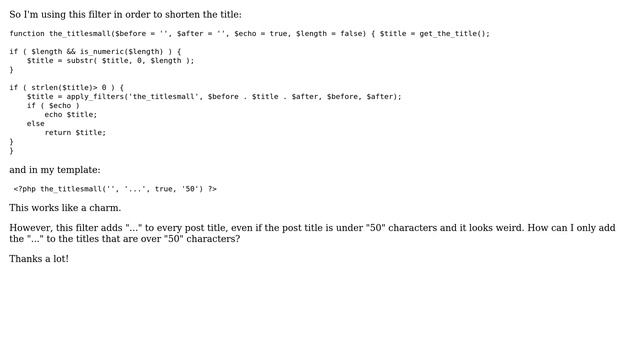 Wordpress: Shorten the title length (2 Solutions!!) смотреть онлайн