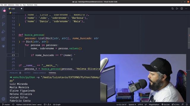 Encontrando valores em listas com dicionários em Python смотреть онлайн