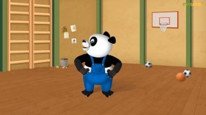 Физкультминутка с пандой.