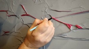 Обои из крафт бумаги, делаем яркий акцент. Кухня, часть 3