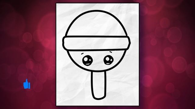 Kawaii - Jak narysować Lizaka - Rysowanie dla dzieci krok po kroku смотреть онлайн