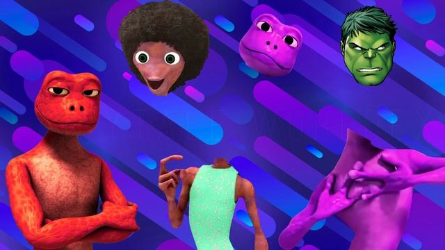 Wrong Heads DAME TU COSITA and PATILA Alien Green El Chombo Dance CHALLENGE смотреть онлайн