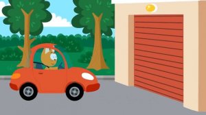 ПЕЩЕРА   Котёнок и волшебный гараж   Новый мультик про машинки