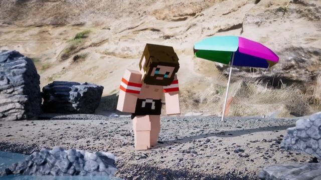 Minecraft skin render in UE5 смотреть онлайн