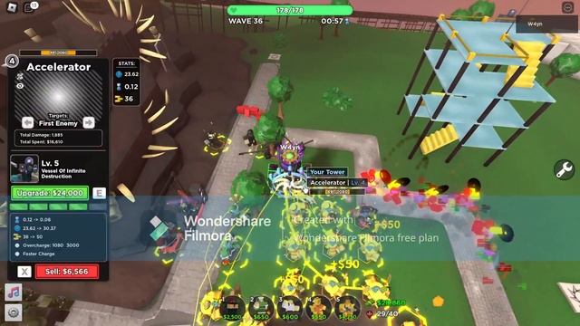 Solo Fallen mode with Rocketeer | TDS | Roblox смотреть онлайн