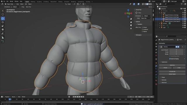 Making Roblox Layered Clothing in Blender ( Puffer Jacket) смотреть онлайн