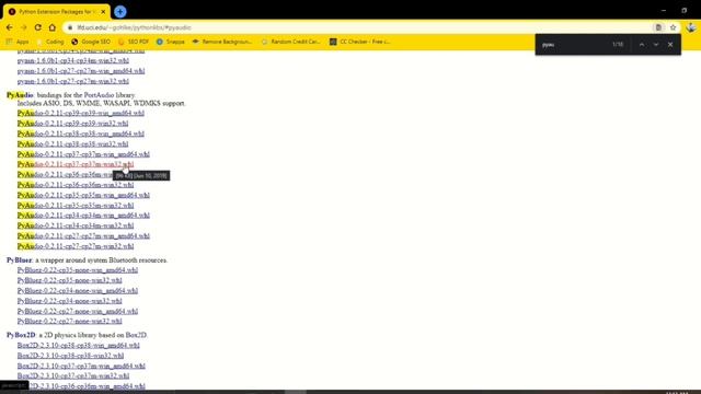 PyAuudio not installing [Problem Solved] in HINDI смотреть онлайн