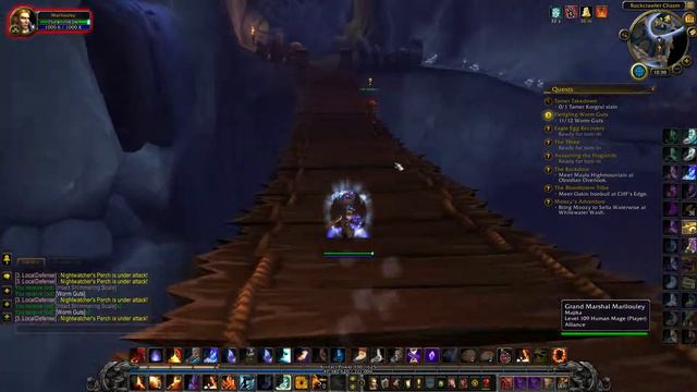 WoW Legion Eagle Egg Recover, Fledging Worm Guts and Tamer Take Down Mage Questing Part 26 смотреть онлайн