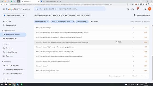 Полный гайд по Google Search Console. Практика смотреть онлайн