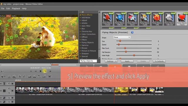 How to add animation to a video? - Movavi Video Editor 10 смотреть онлайн
