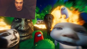 Создаю ХОРРОР ИГРУ с МЕМАМИ - РЕАКЦИЯ