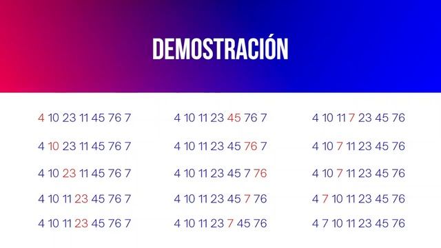 Algoritmo Cocktail Sort o Burbuja Bidireccional смотреть онлайн