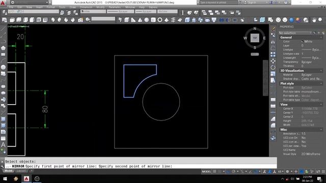 Cara gambar roster di Autocad смотреть онлайн