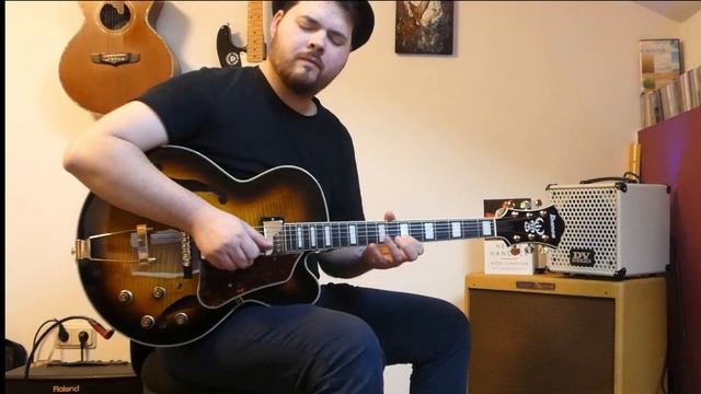 Ibanez AF95FM, Smooth, lovely Sound, DV Mark Little Jazz смотреть онлайн