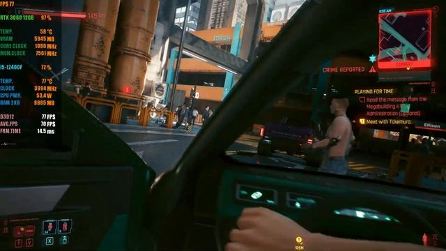 Cyberpunk 2077 v1.5 | Core i5-12400F | RTX 3060 12GB | 1080p ULTRA Settings + DLSS/FSR Tested ~ 202 смотреть онлайн