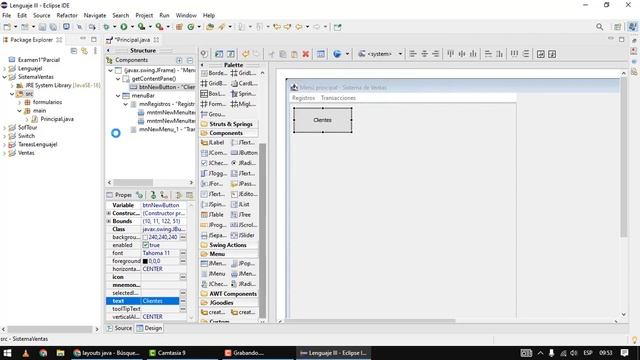 0. Desarrollo de un sistema de ventas con Java y PostgreSQL - Fundamentos del menú principal смотреть онлайн