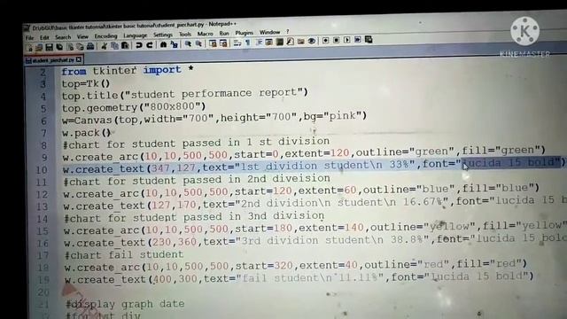 Grafical Students performance report using canvas in tkinter in python in Hindi смотреть онлайн