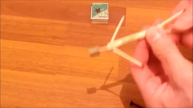 Как сделать маленького человечка из спичек. простые поделки. человечек из спичек смотреть онлайн