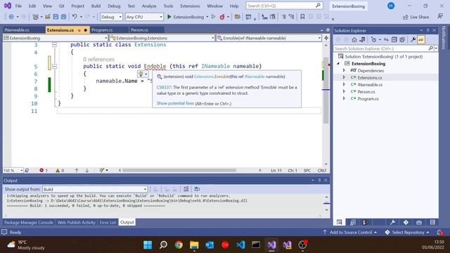 Extension Methods for Structs смотреть онлайн