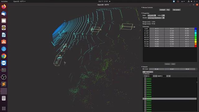 Visualizing Kitti, a 3D Object Detection Dataset for Autonomous Driving Using Open3D-ML смотреть онлайн