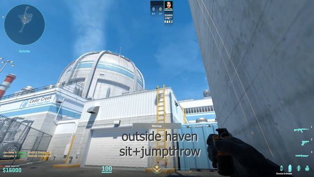 Outside Nuke easy smokes | Нюк улица cs2 смоки смотреть онлайн