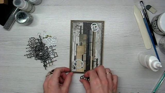 Открытка с мужским характером. Мастер класс. смотреть онлайн