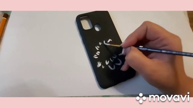 Рисунок акрилом на чехле смотреть онлайн