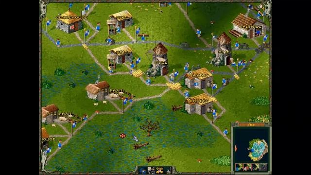 Settlers II - Review of the Road-Centric, Settlement Building Strategy Classic for Mac and PC смотреть онлайн
