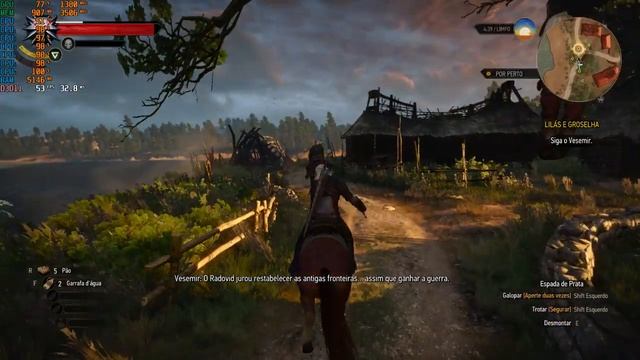 The Witcher 3 teste Nvidia GTX 960 + AMD Phenom II X6 1055T em 2019 смотреть онлайн