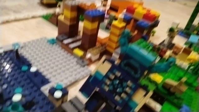 Обнова в деревне, показываю город и побывал у хранителя пещер ( варден) смотреть онлайн