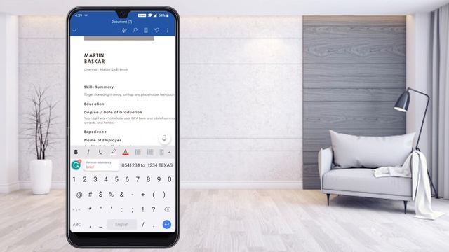 How to Create Resume on Microsoft Word in Mobile смотреть онлайн