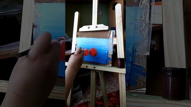 Рисуем вишни гуашью/Draw gouache cherries смотреть онлайн
