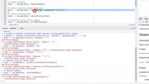 How to create a wordcloud in RStudio - R for Data Science