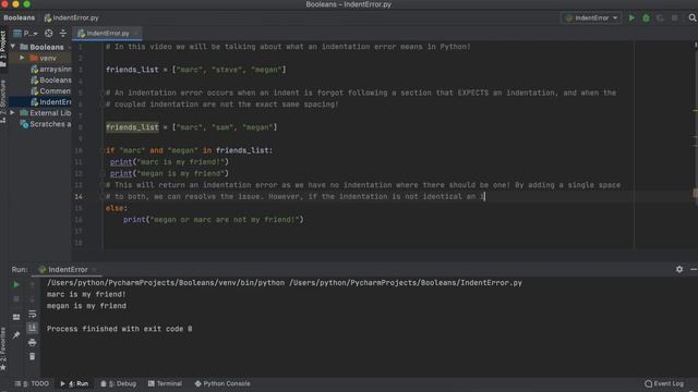 What Are Indentation Errors In Python? смотреть онлайн