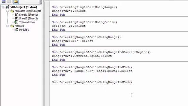 Excel VBA - How to Select Range of Cells (Named Range) смотреть онлайн
