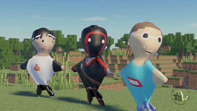 Dream's Minecraft manhunt in a nutshell | TheGiantWorm смотреть онлайн